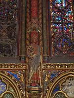 Paris, Sainte Chapelle (haute), Statue (03)